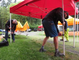 Tent setup